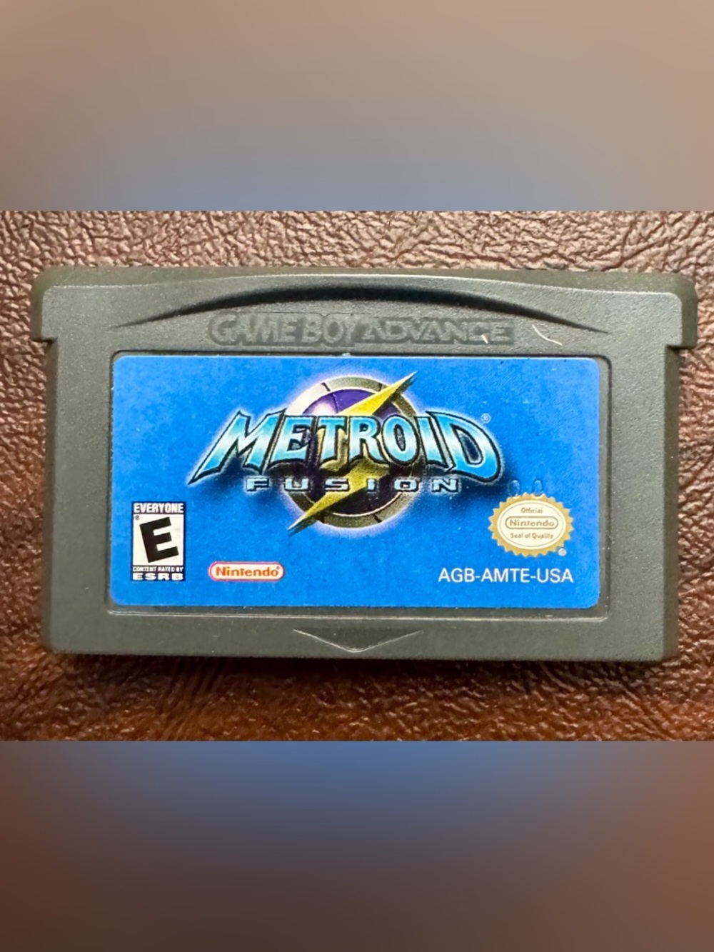 Nintendo Game Boy Advance Cartridge - Blue Label, Black Shell